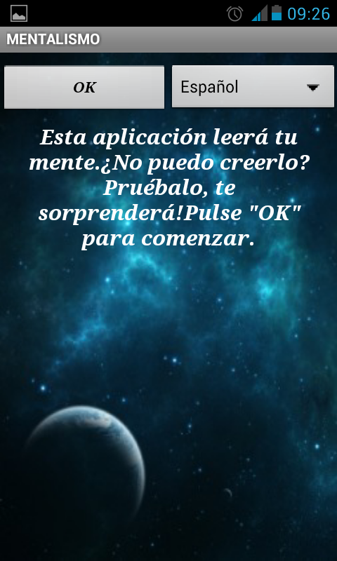 Android application Mentalism  - MAGIC GAME screenshort