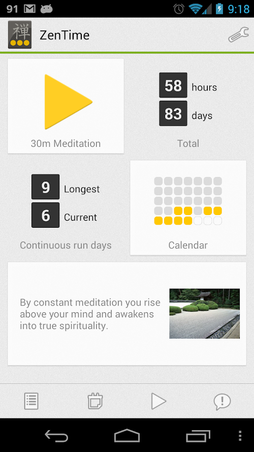 Android application Meditation &amp; Yoga: ZenTime Pro screenshort