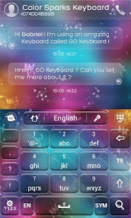 How to get GO Keyboard Color Sparks Theme 3.87 unlimited apk for android