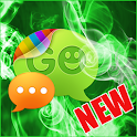 GO SMS Pro Green Smoke Theme logo
