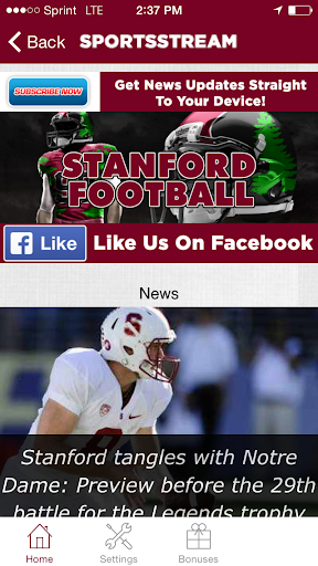 【免費運動App】Stanford Football STREAM-APP點子