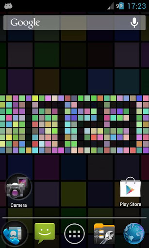 Blocky Clocky Live Wallpaper