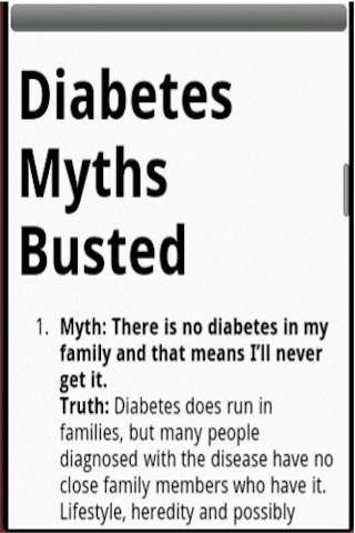 Diabetes Myths Busted