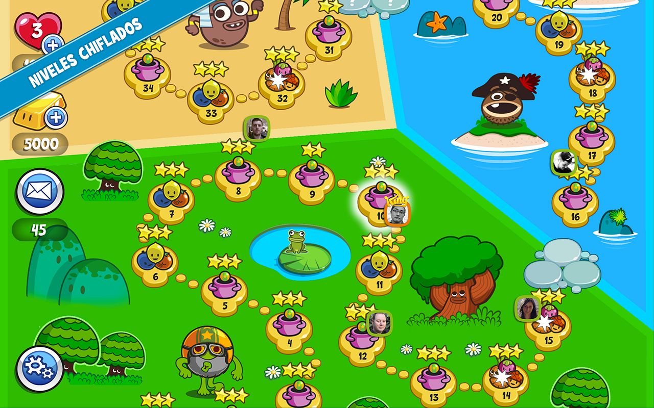 Papa Pear Saga mod ( vidas ilimitadas )