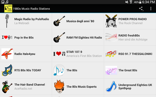 【免費音樂App】1980s Music Radio Stations-APP點子