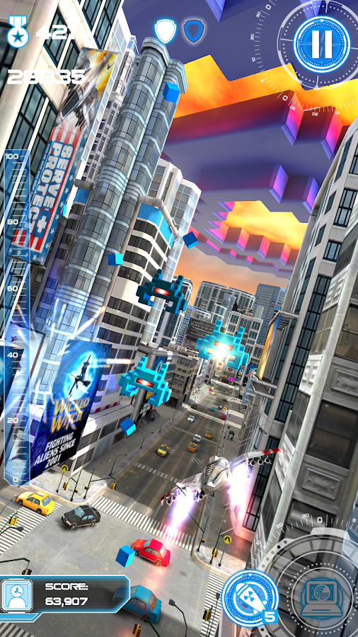   Jet Run: City Defender: captura de tela 