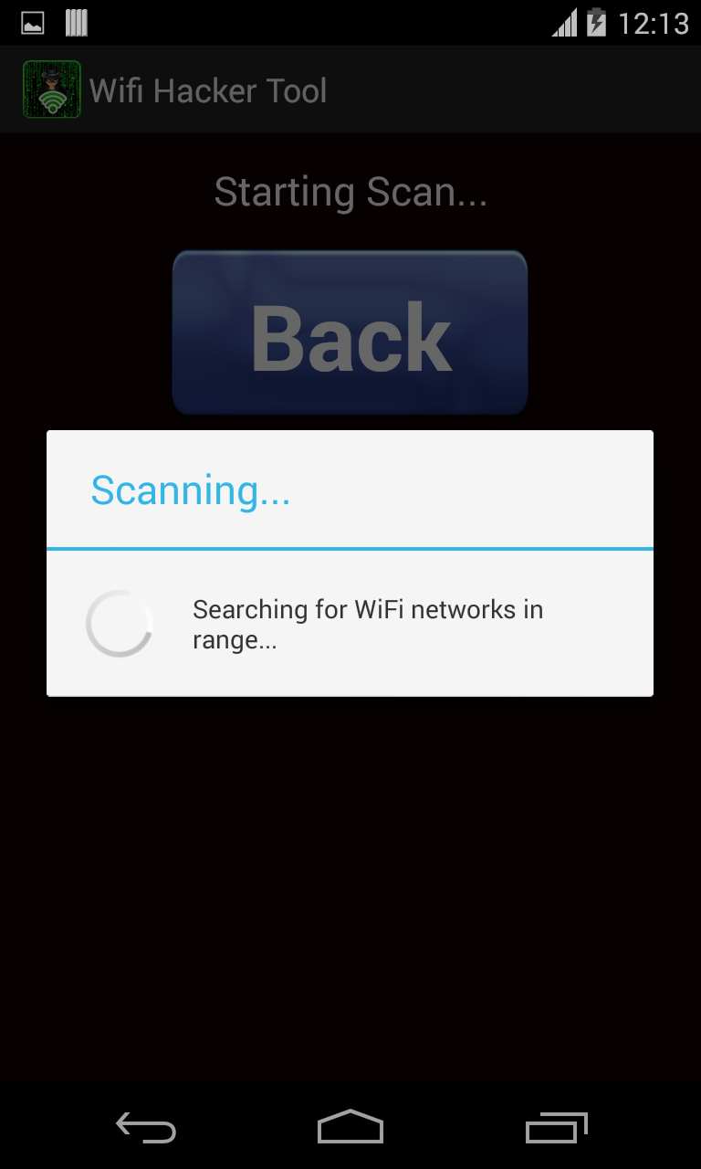 WiFi Password Hacker Simulator Screen 2