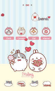 CUKI Themes Molang and present