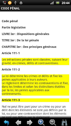 【免費書籍App】Lois et Règlements Français-APP點子