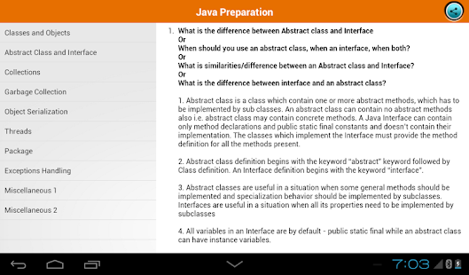 Free JAVA Interview Preparation APK for Android