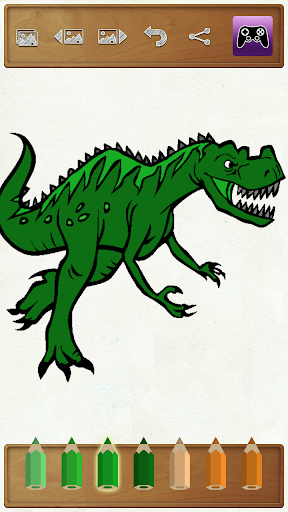 【免費休閒App】Dinosaur Coloring Book-APP點子