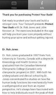Protect Your Back - Tour Tempo Screenshots 3