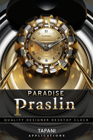 Luxus Clock Widget PRASLIN