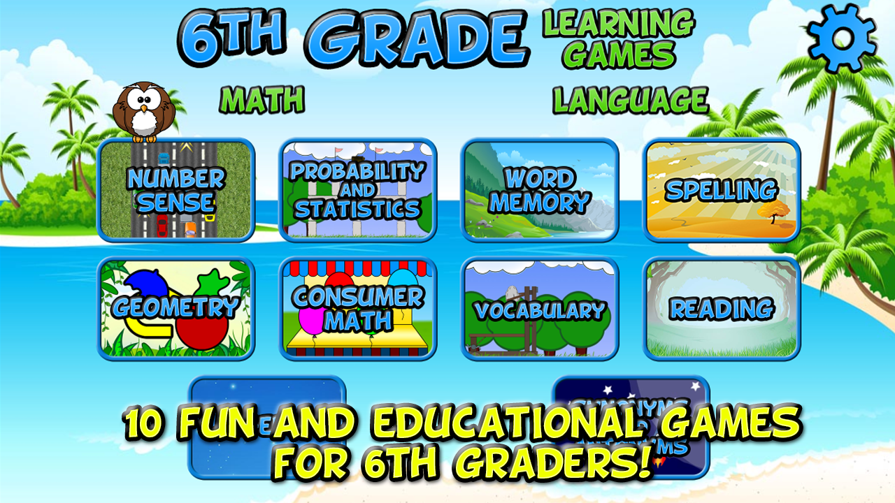 Fun Educational Games For 6th Graders