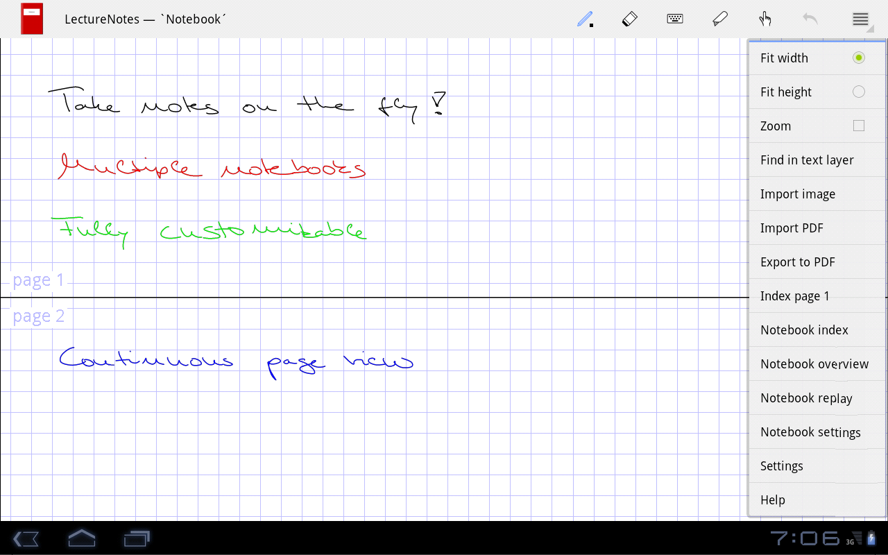 LectureNotes (Trial Version) - screenshot