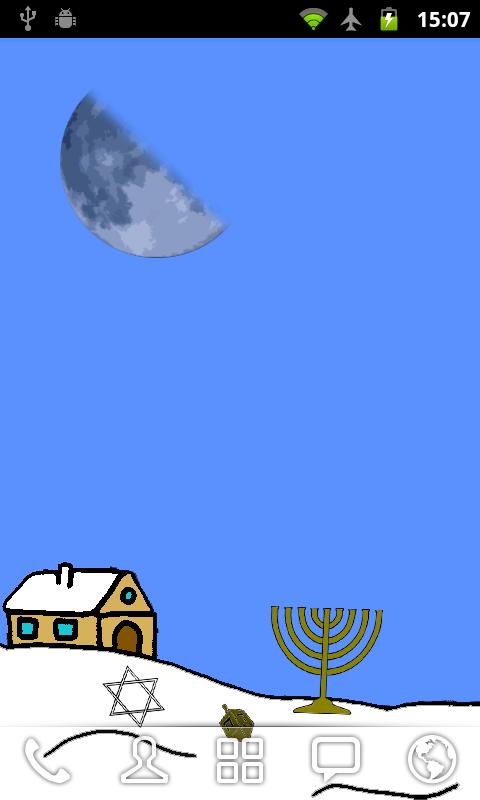 Android application Hanukkah Live Wallpaper screenshort