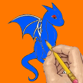 Dragons Cartoon Coloring