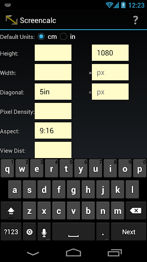 Screencalc screen calculator