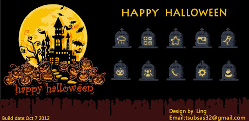 B-HalloweenNight GOLauncher EX 2
