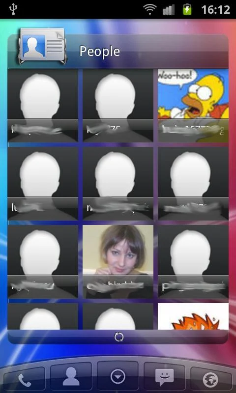 Launcher Pro Sense@tion - screenshot