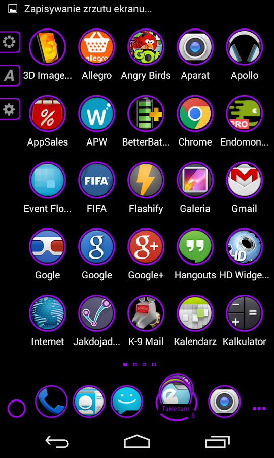 TSF Shell Theme Holo Purple v1.3.2