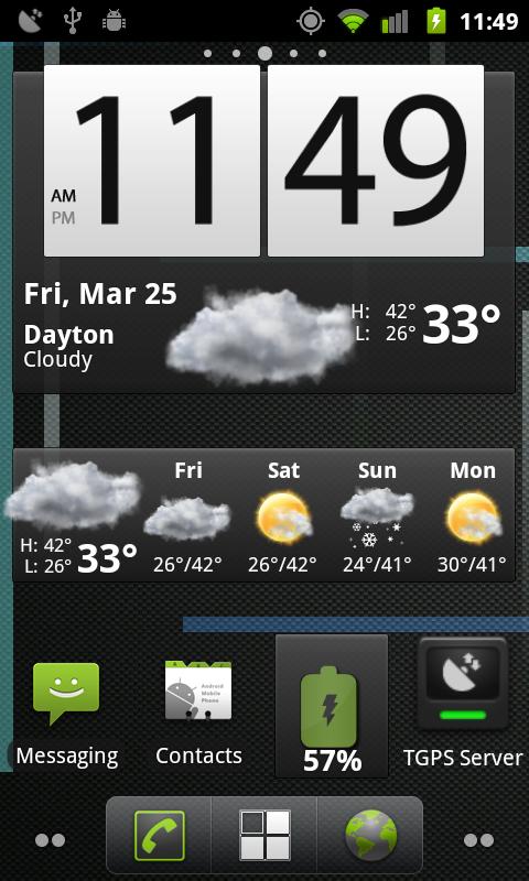 TetherGPS Screen 1