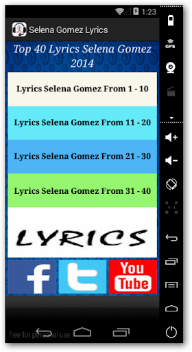 Selena Gomez Lyrics