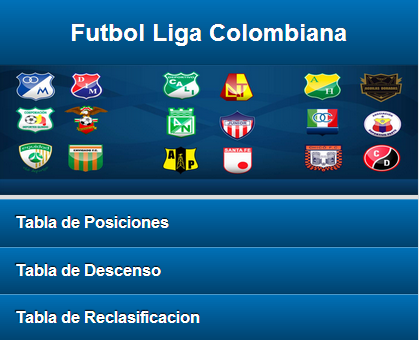 Futbol Colombiano