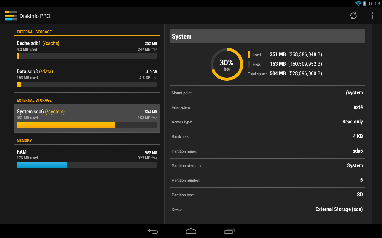 DiskInfo PRO - screenshot
