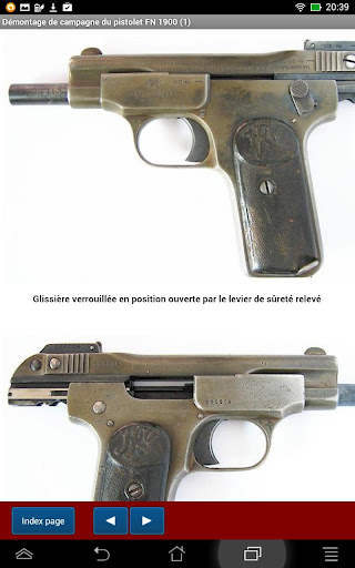 Pistolet FN 1900 expliqué