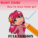 How to draw cartoon girl full icon