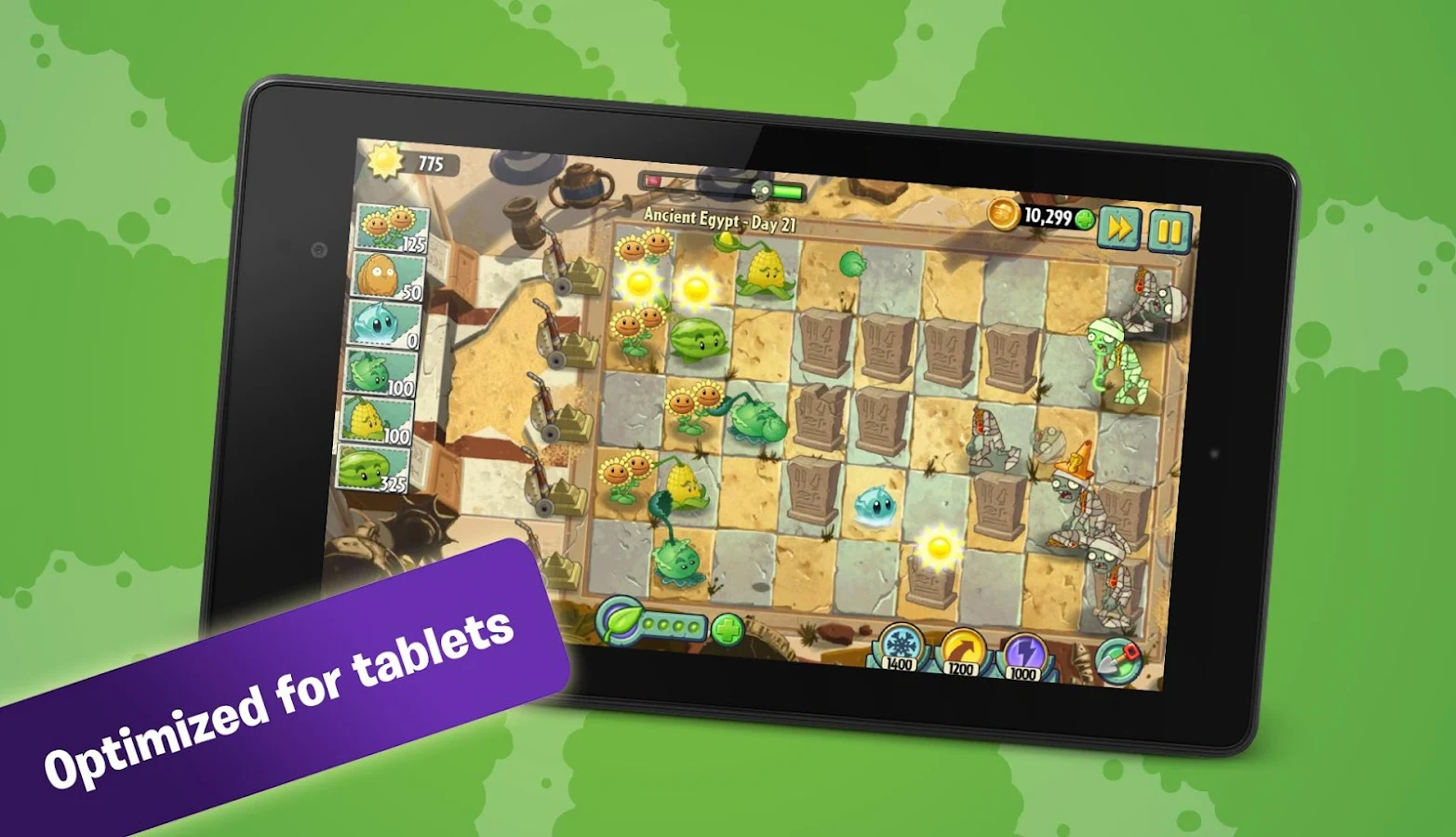   Plants vs. Zombies™ 2- หน้าจอ 