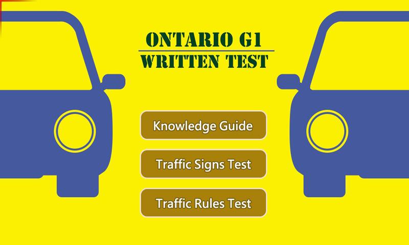 Test De Conduite Ontario G1 En Français