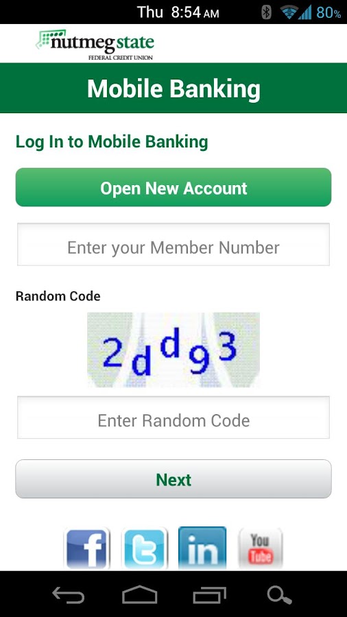 Login - Nutmeg State Federal Credit Union e-Banking