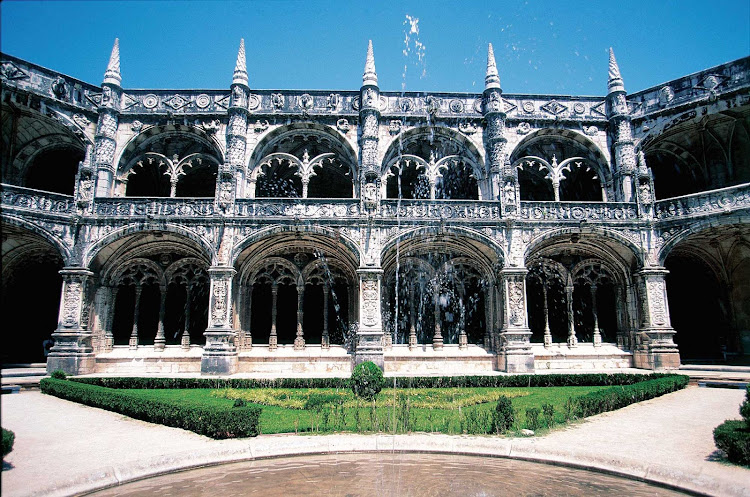 The Jerónimos Monastery or Hieronymites Monastery in Lisbon, Portugal.