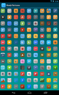 Shady Flat Apex Nova ADW Theme - screenshot thumbnail
