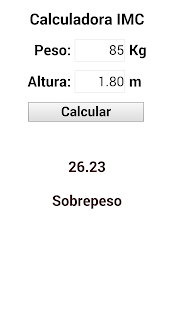 Calculadora IMC Screenshots 0
