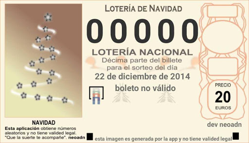 Lotería Navidad: Núm Aleatorio