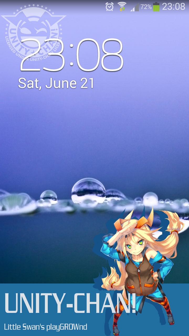 Android application UNITY-CHAN FOR CUT-IN! screenshort