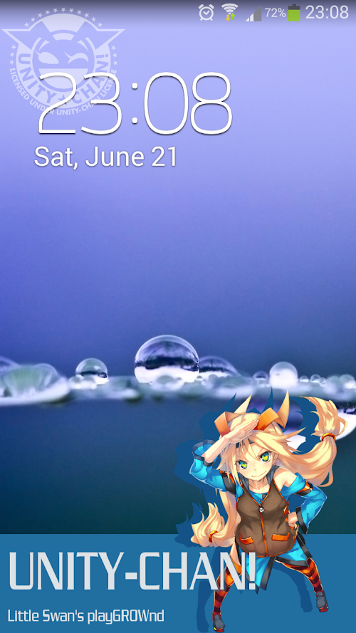 Android application UNITY-CHAN FOR CUT-IN! screenshort