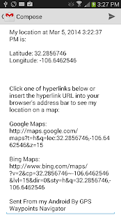 GPS Navigator Waypoints - screenshot thumbnail