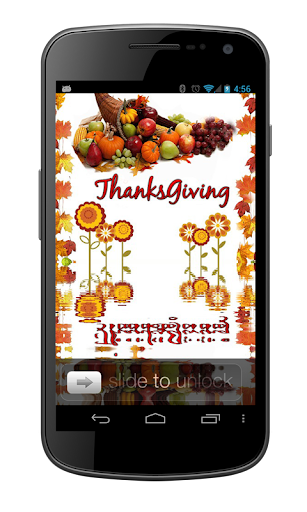 【免費通訊App】Thanks Giving Lock Screen-APP點子