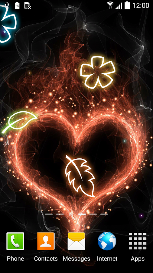 Glowing Flowers Live Wallpaper - Android Apps on Google Play