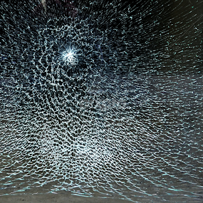 Broken glass by Vladimir Bogovac - Abstract Patterns