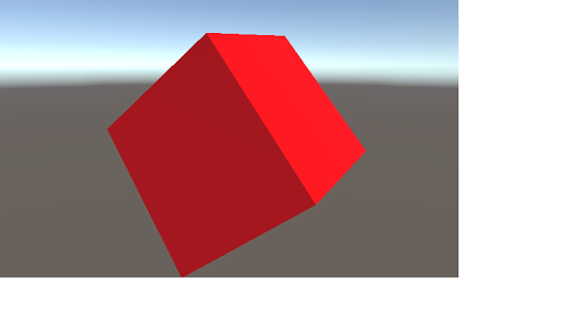 Vibrating Red Cube