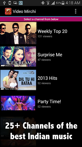 Hindi Music Videos Top Songs