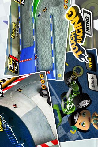 Android application Touch Racing Nitro screenshort