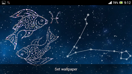 Zodiac Pisces Live Wallpaper Screenshots 2