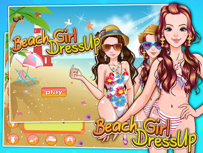 Beach Girl DressUp Free Game