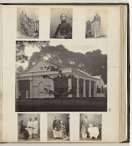 Kerk en zes portretten